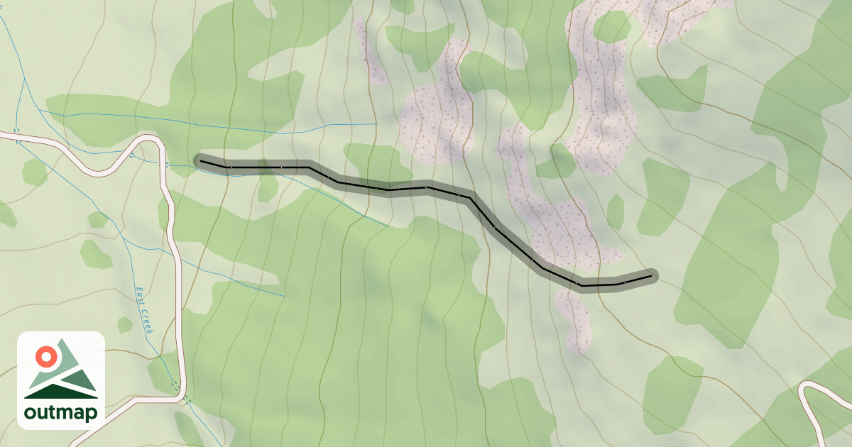 Map of Chute That Seldom Slides