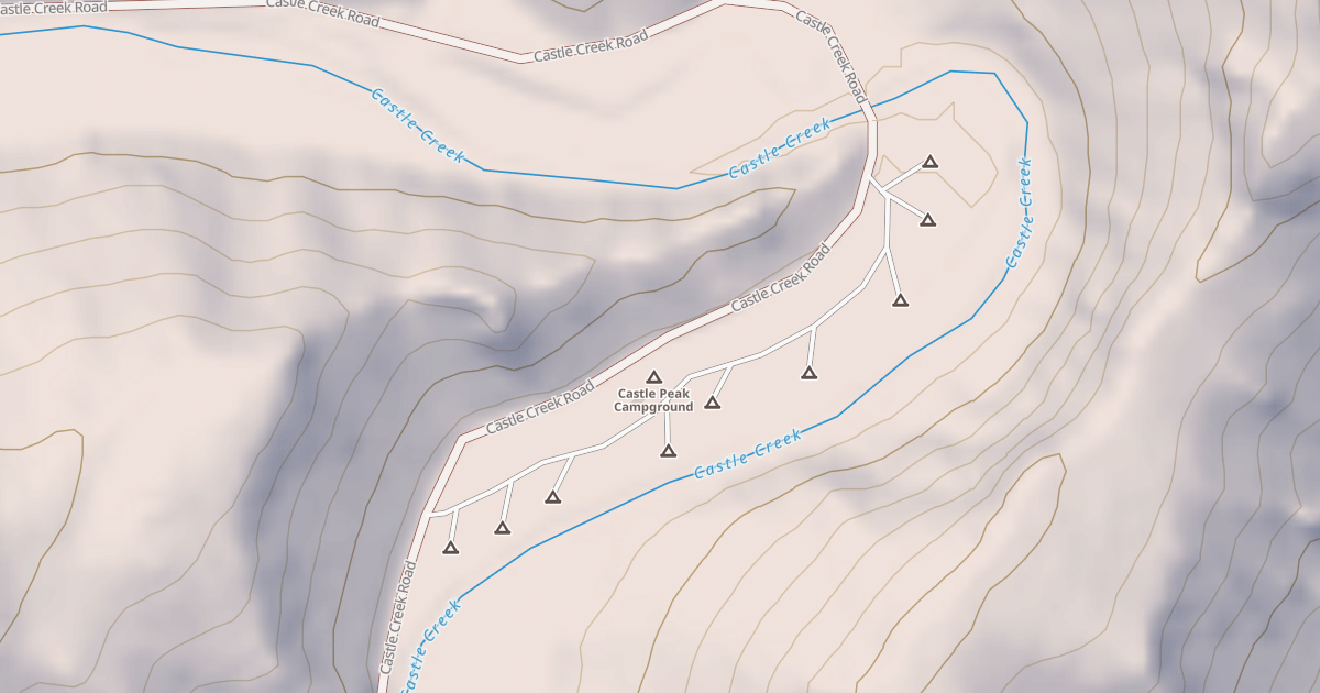Map preview of CASTLE PEAK CG
