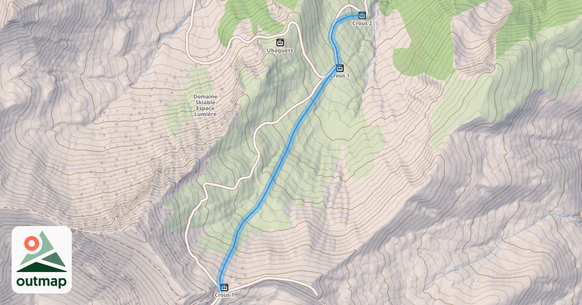 Map of Chamois