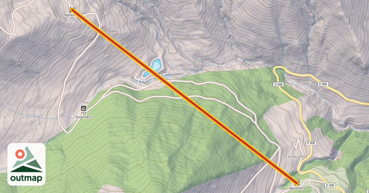 Map of TSF3 Agneliers
