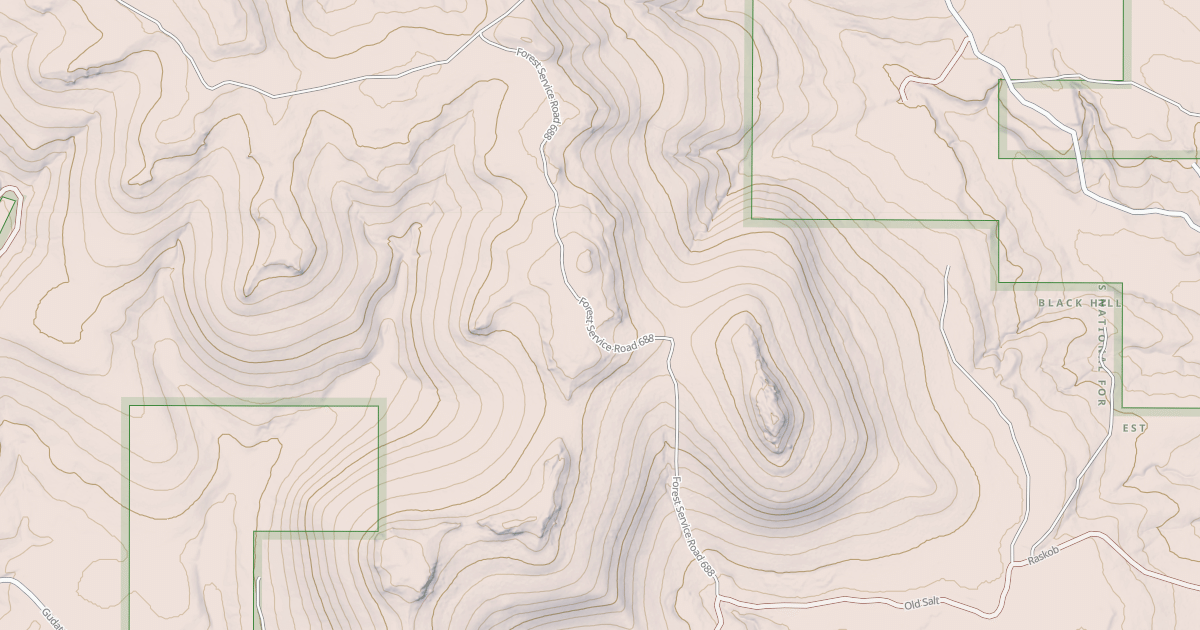 Map preview of CUSTER PEAK BR 3A
