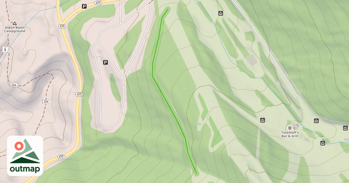 Map of Spruce Catwalk