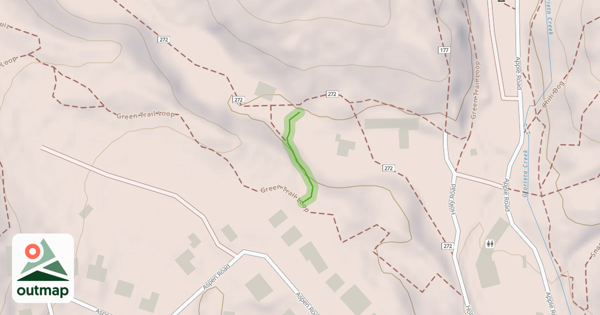 Map of Green Trail Loop