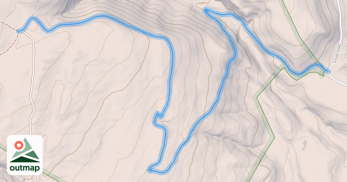 Map of Schultz Trail