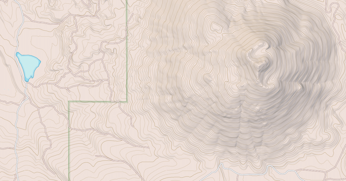 Map preview of BURNEY MTN LOOKOUT