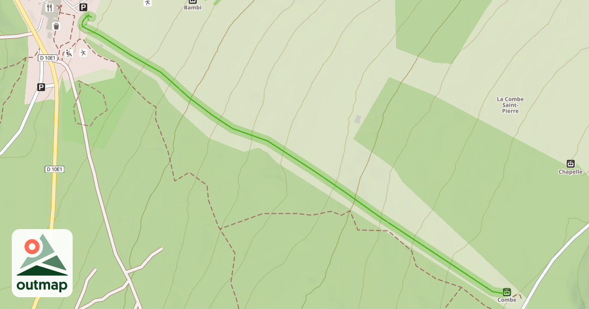 Map of Combe