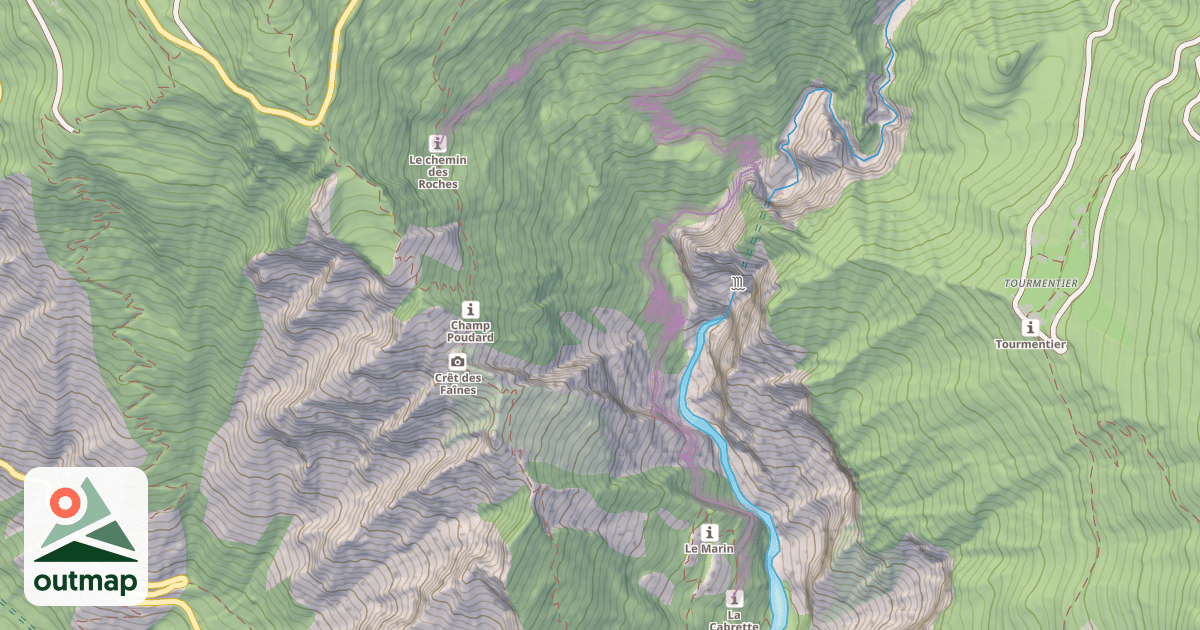 Map of Ancien Circuit des Ardoisiers