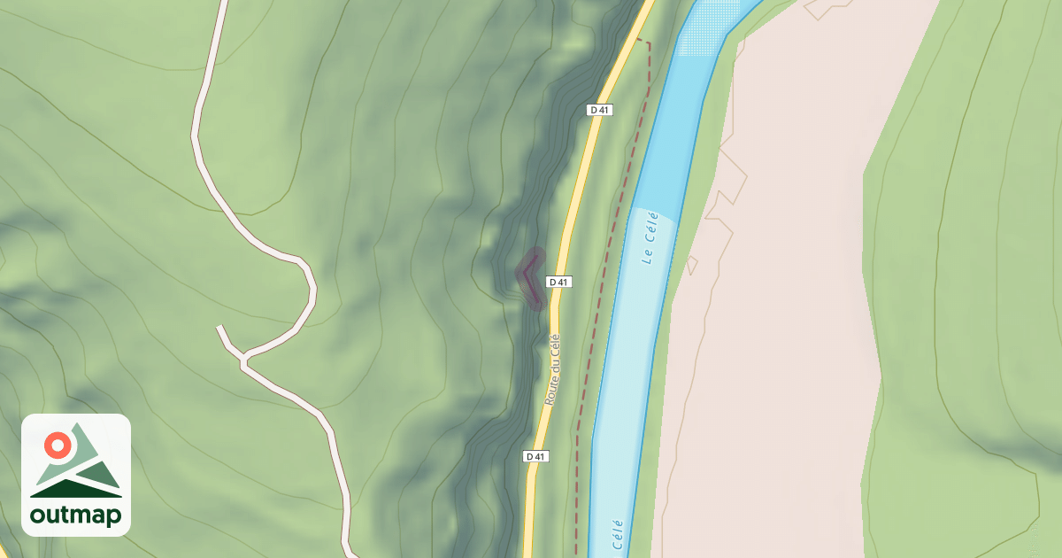Map of Climbing Crag