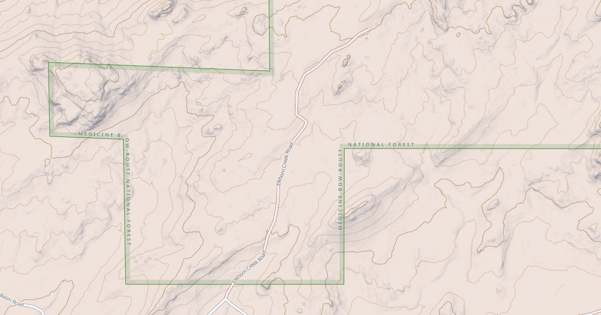 Map preview of ELKHORN CREEK