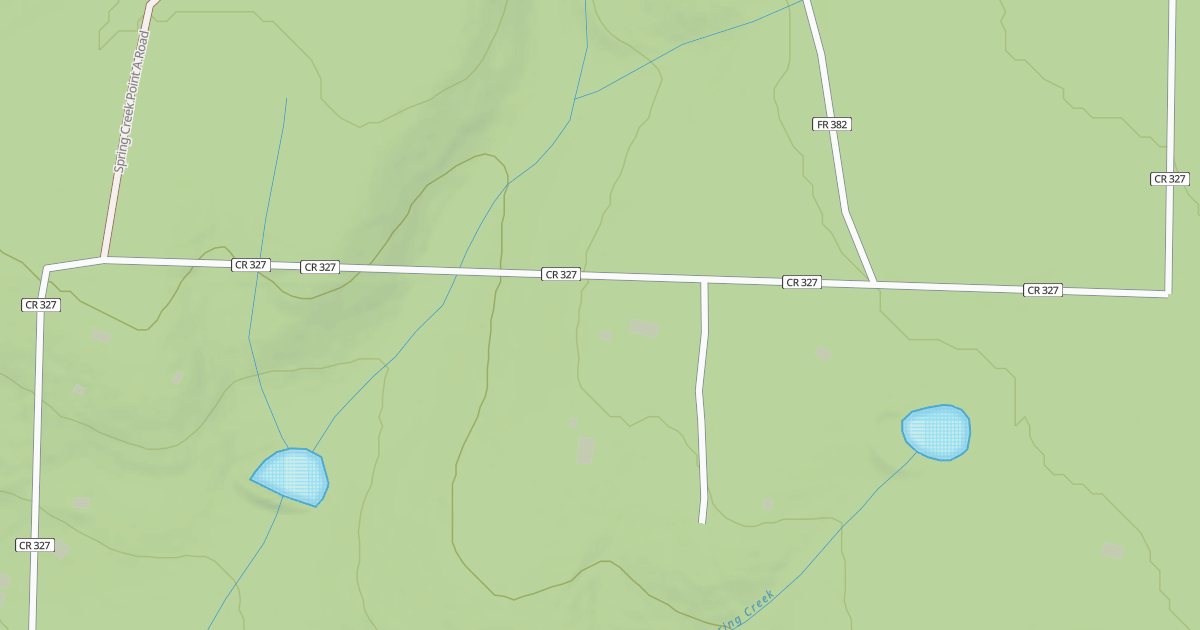 Map preview of SPRING CRK
