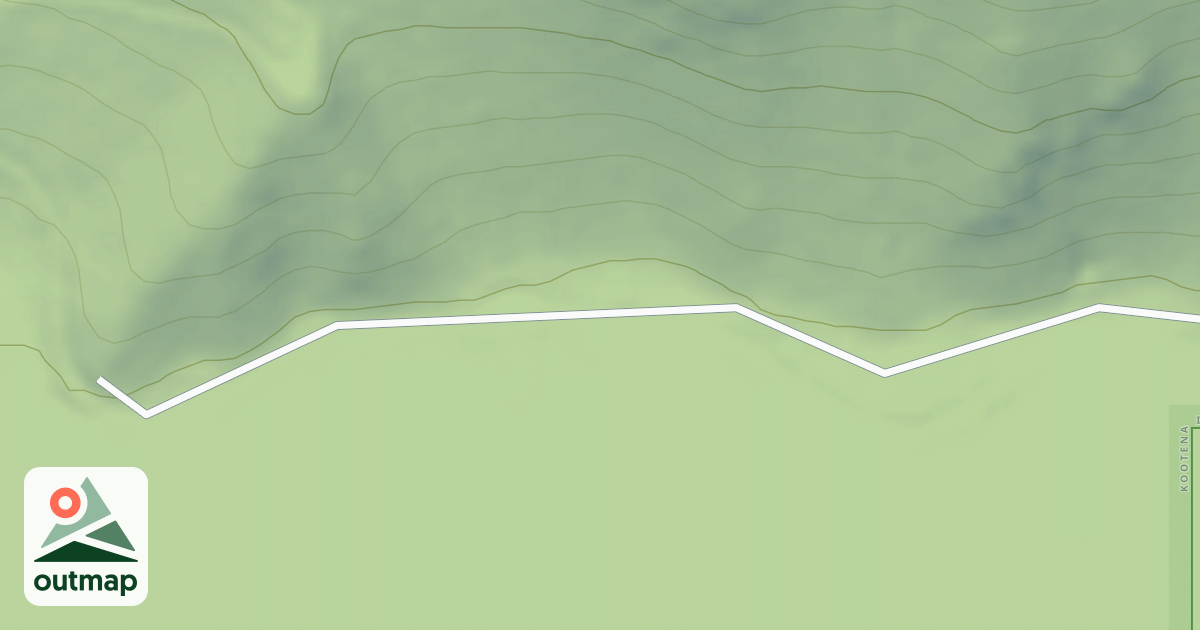 Map of OLD TRAIL POINT