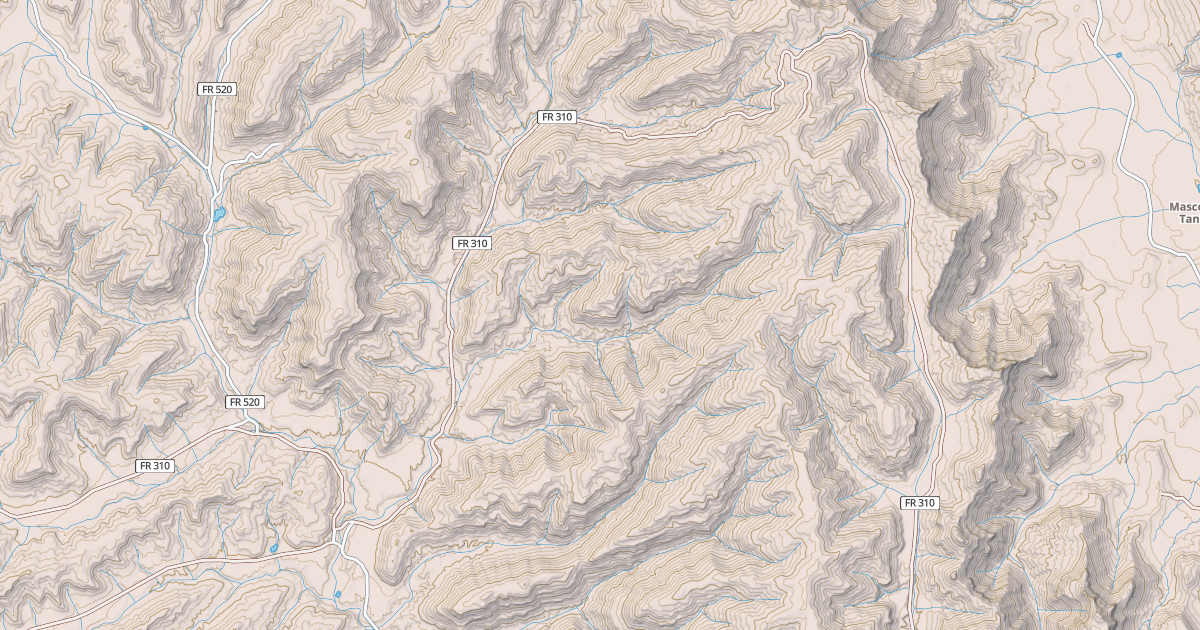 Map preview of DEER RUN