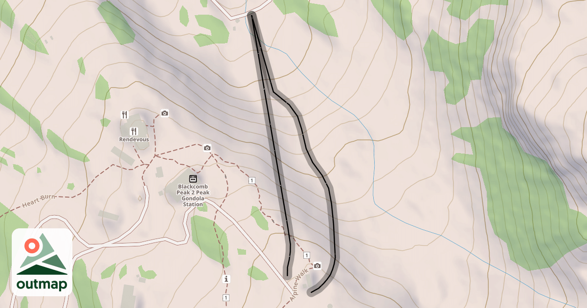 Map of Jersey Cream Wall