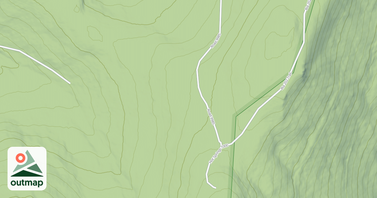 Map of FIVE FLAG