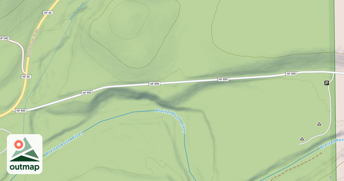 Map of HOT SPRINGS