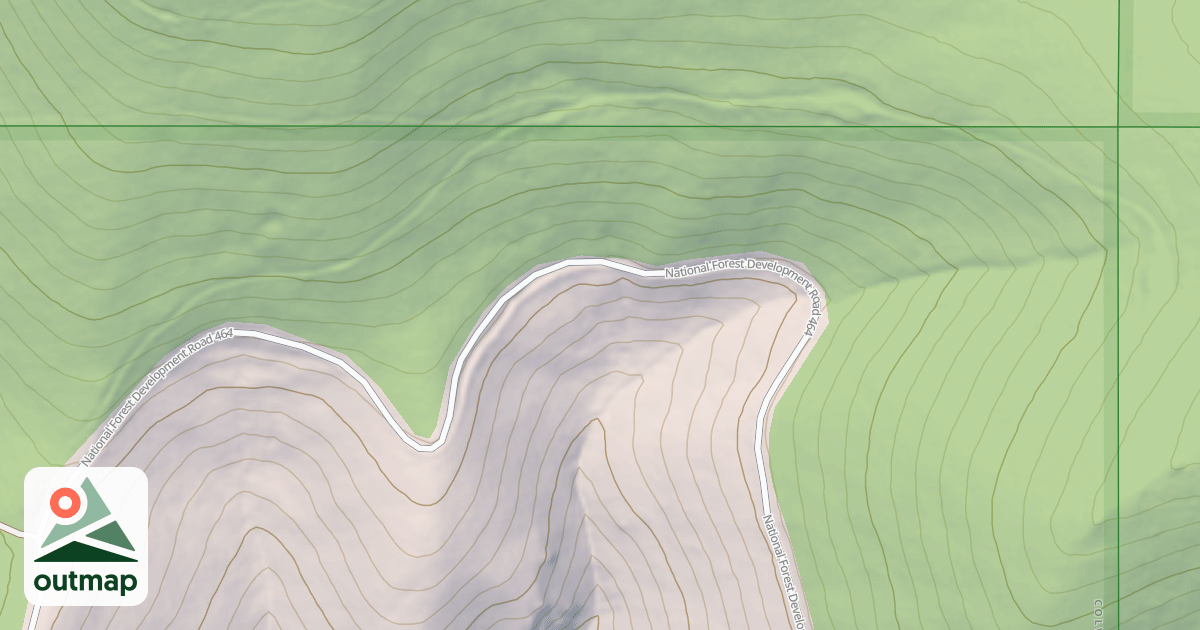 Map of USFS Motor Vehicle Use Map Roads {37FFAFFE-22A2-4D46-82B5-5E7832A98DAD}