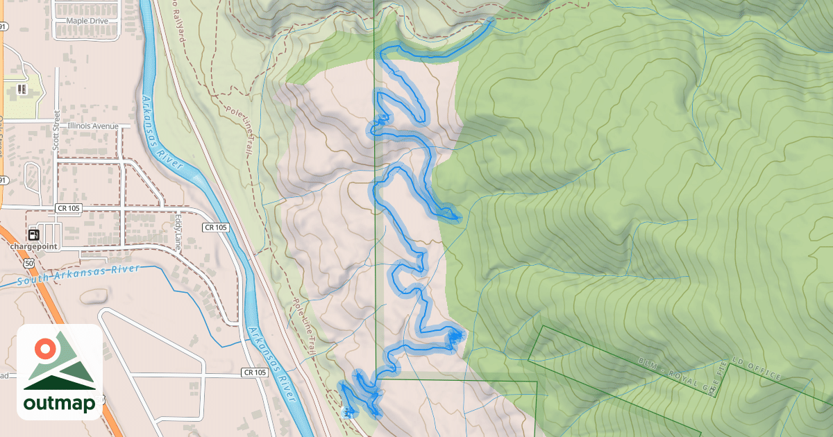 Map of Chicken Dinner Trail