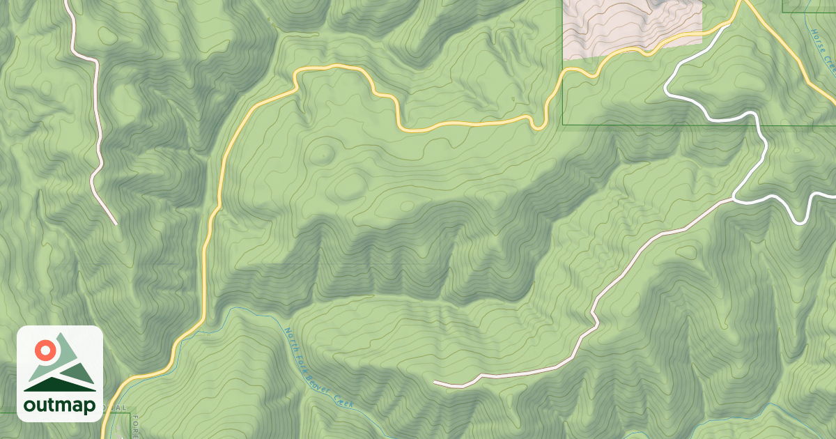 Map of BEAVER CREEK