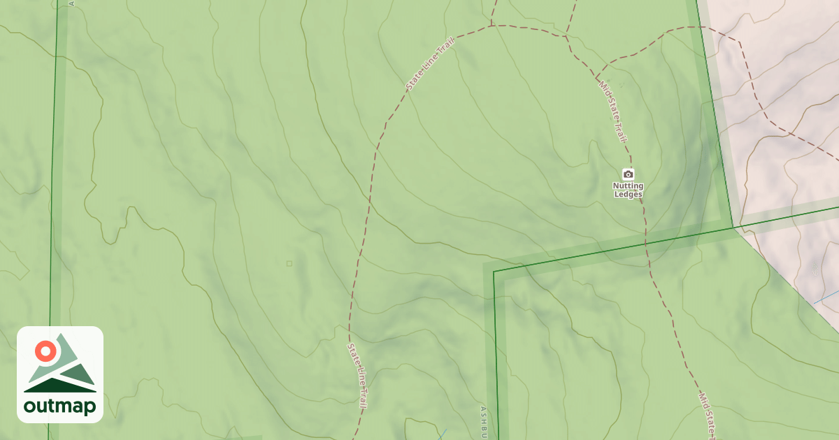 Map of Midstate Trail