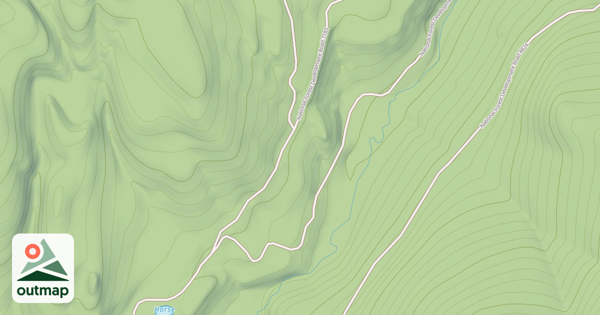 Map of East Pipe/big Creek  Snowmobl