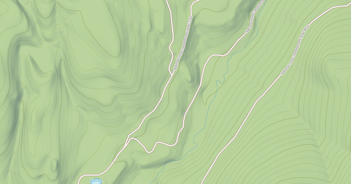 Map preview of East Pipe/big Creek  Snowmobl