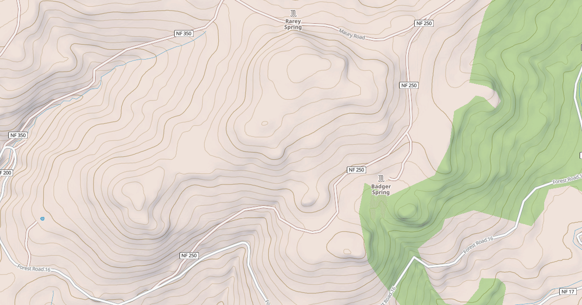Map preview of USFS Motor Vehicle Use Map Roads {22D36E25-4062-4228-A5A3-E0A05303B96A}