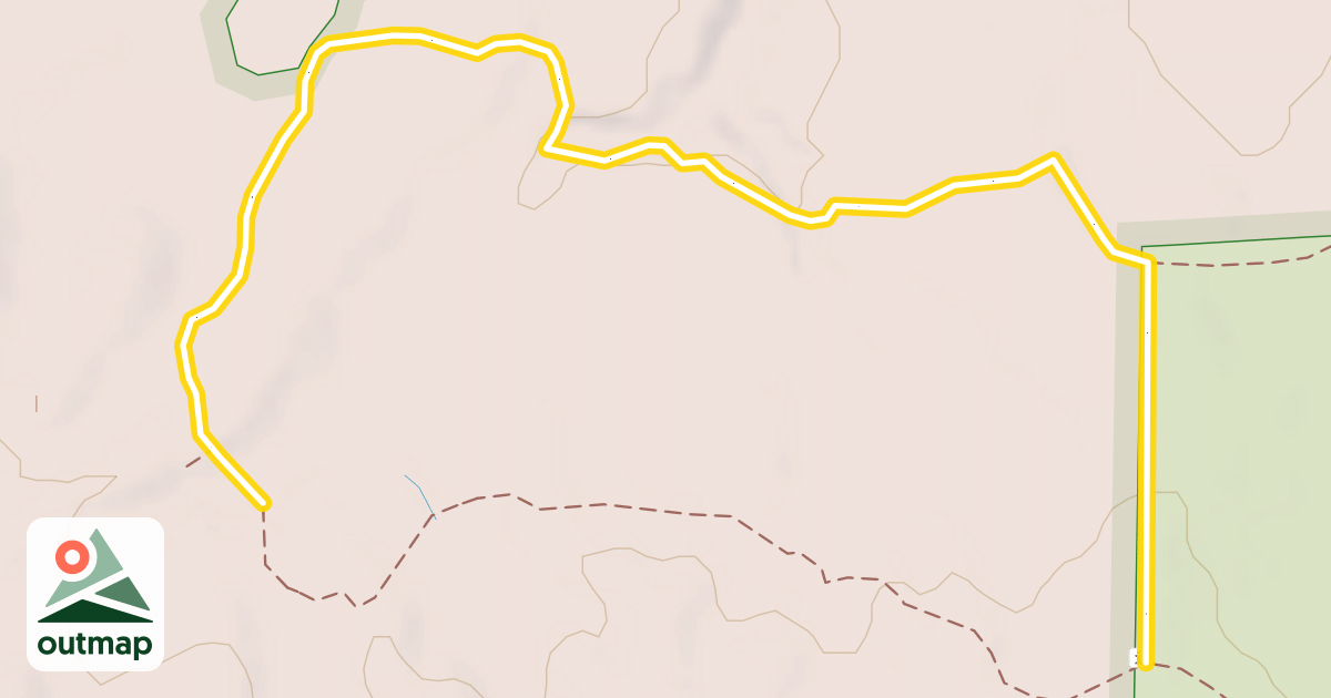 Map of Nature Loop (1.2 mi)
