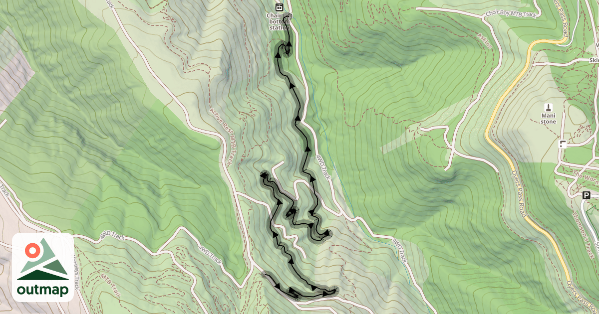 Map of Handle The Jandal