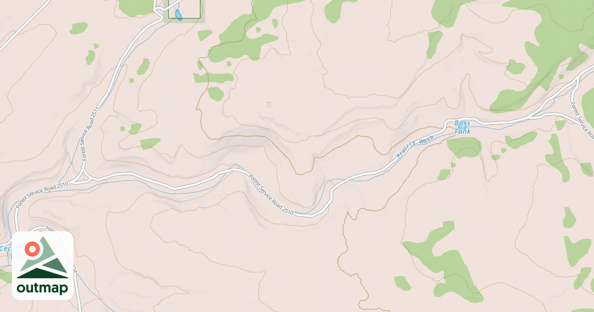 Map of BASS TANK RD.