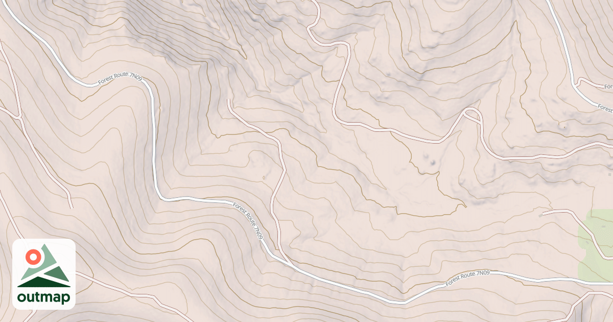 Map of USFS Motor Vehicle Use Map Roads {26486BE2-E43D-438E-ADAD-776011A183DB}