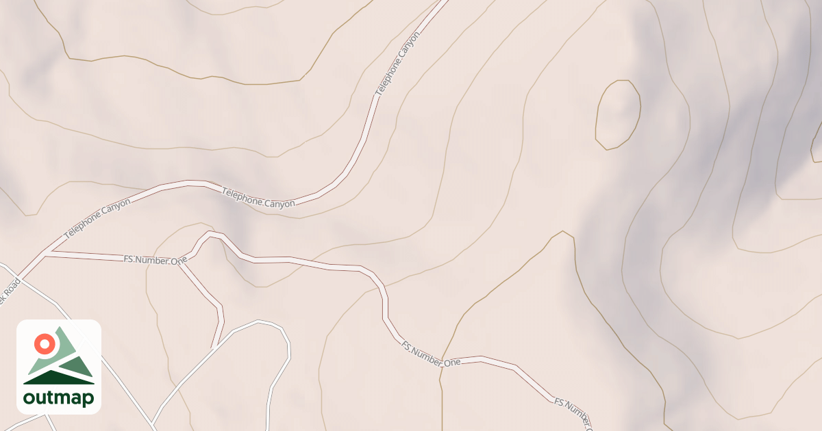 Map of FS #1-TELEPHONE CYN CONNECTOR