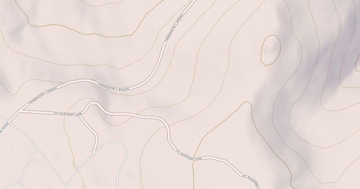 Map preview of FS #1-TELEPHONE CYN CONNECTOR