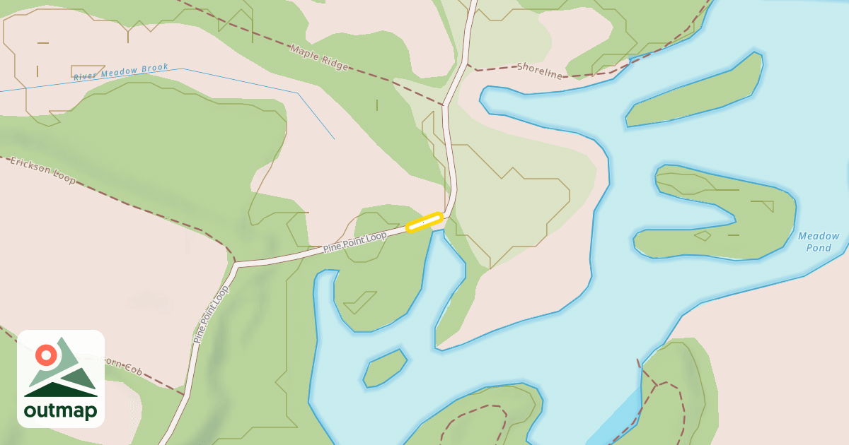 Map of Pine Point Loop