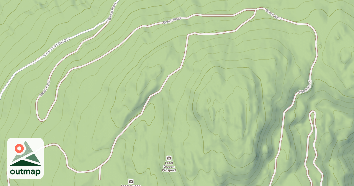 Map of USFS Motor Vehicle Use Map Roads {5EEA30DC-E952-4B16-8DCF-088F1BF4CE76}