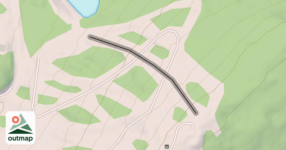 Map of Cliff Run
