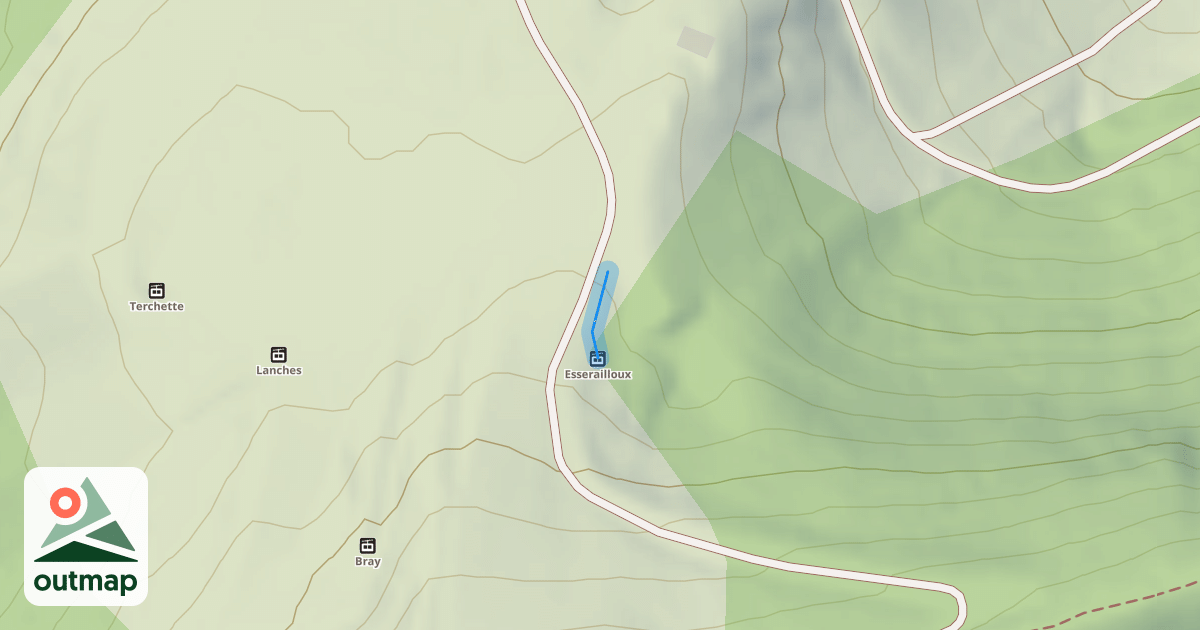 Map of La Grande Terche
