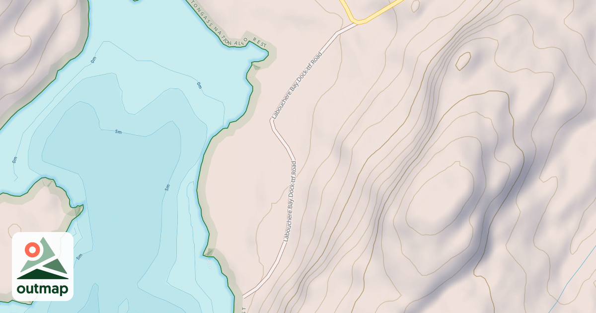 Map of LABOUCHERE BAY DOCK-TTF