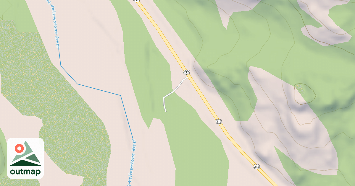 Map of CLARKSFORK FISHING ACCESS