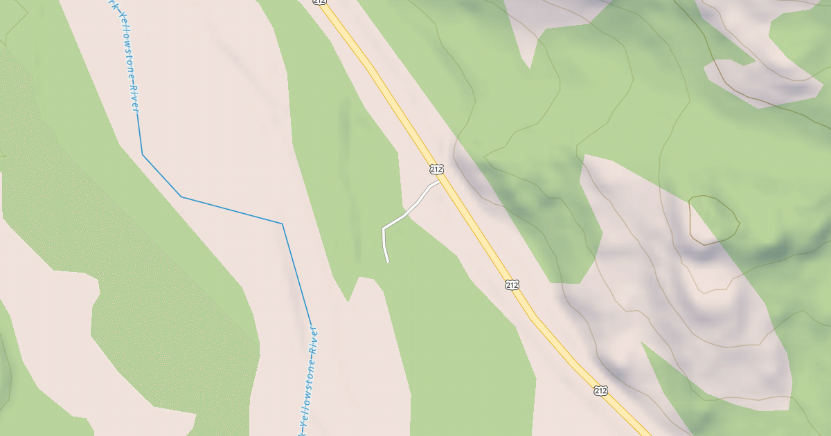Map preview of CLARKSFORK FISHING ACCESS