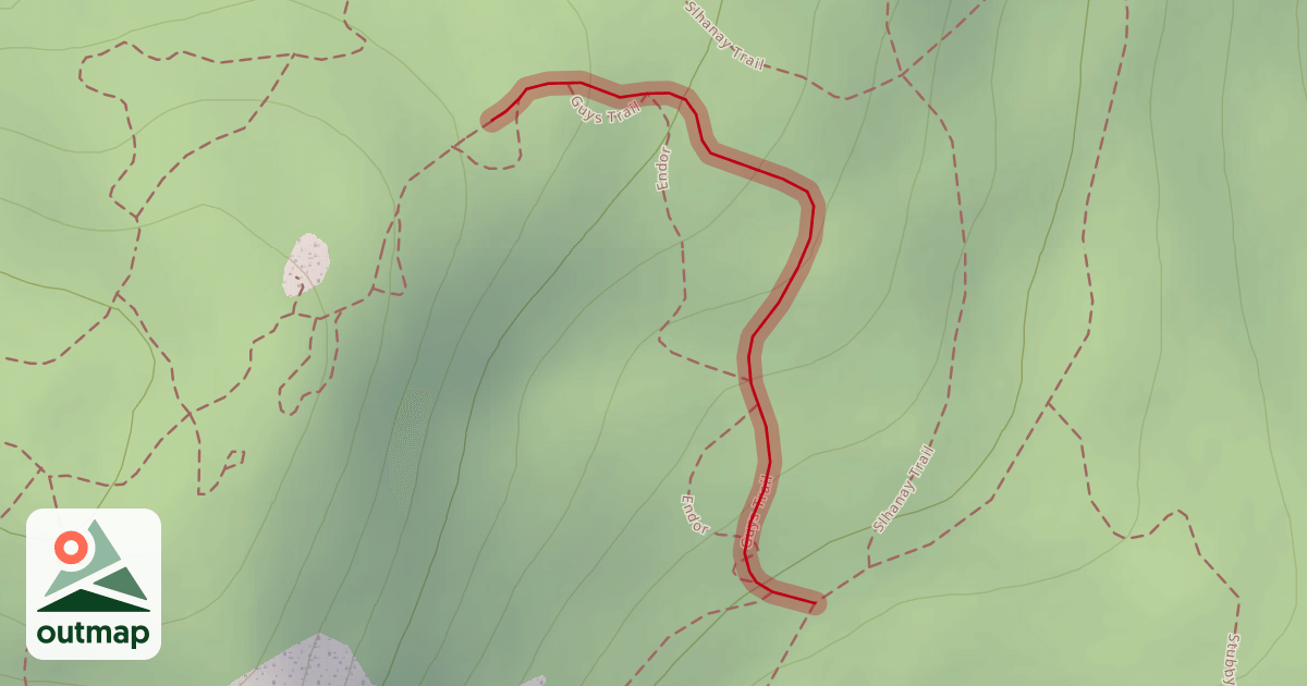 Map of Guys Trail