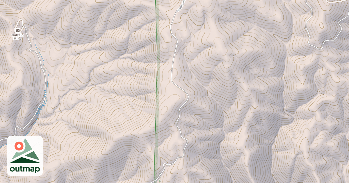 Map of FELICIANA MTN ROAD