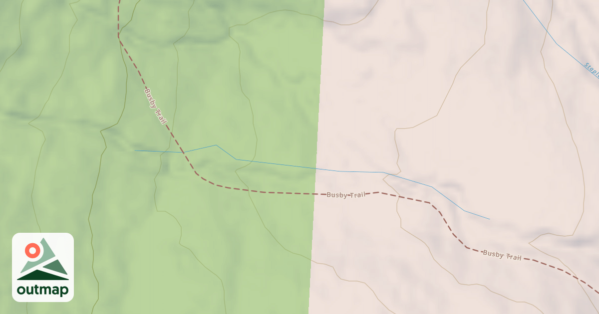 Map of Busby Trail