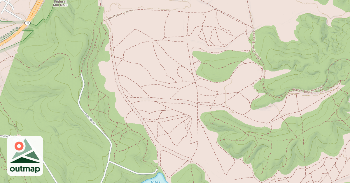 Map of Orv Trail System