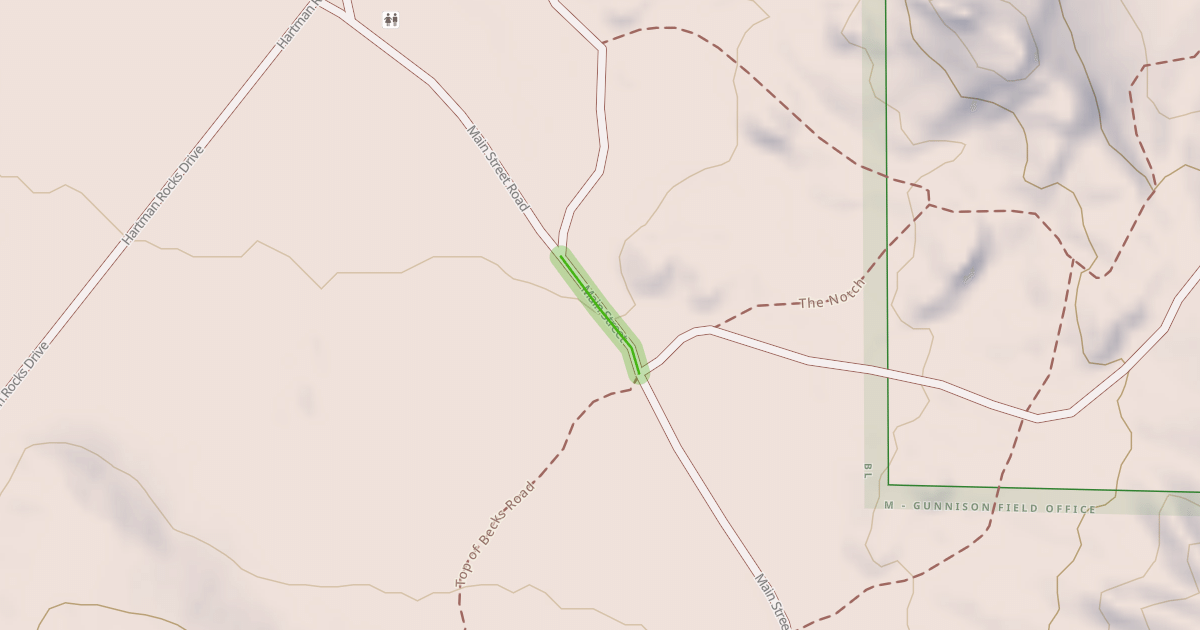 Map preview of Main Street