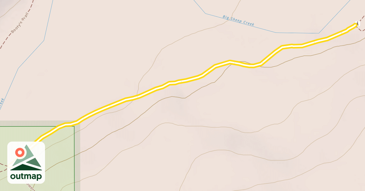 Map of Ben Shaw Trail