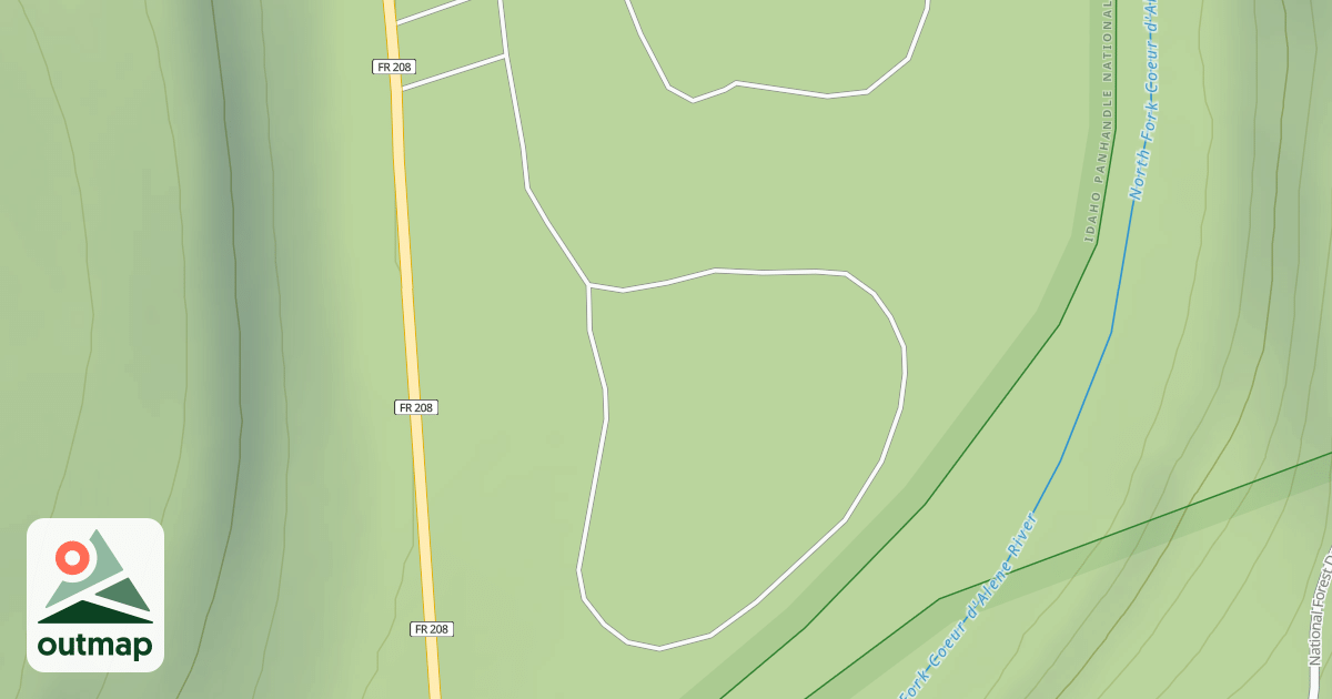 Map of KIT PRICE CAMPGROUND A LOOP