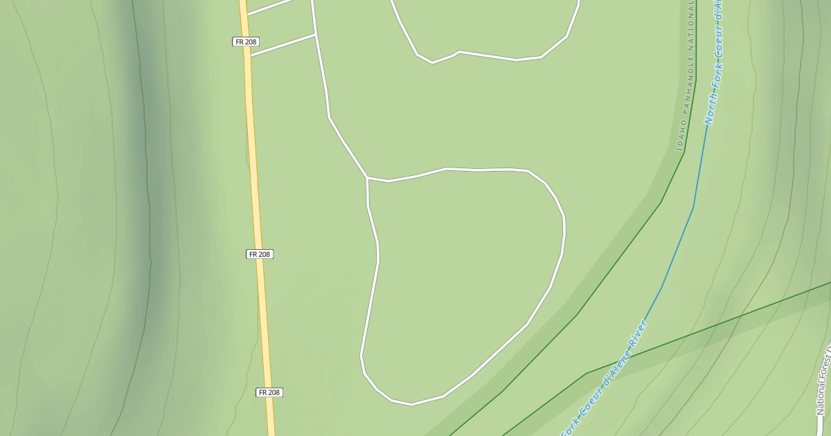 Map preview of KIT PRICE CAMPGROUND A LOOP