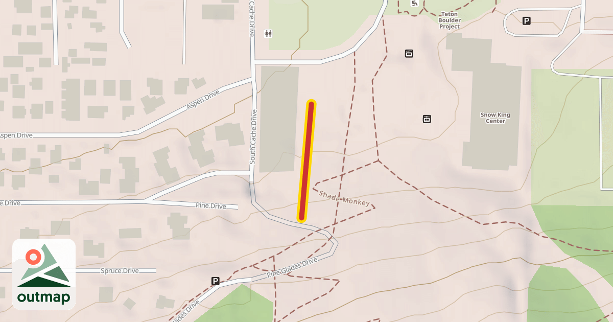 Map of King Tubes tow