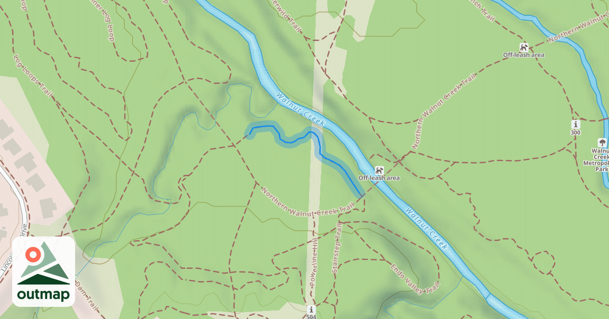 Map of Powerline Flow Trail