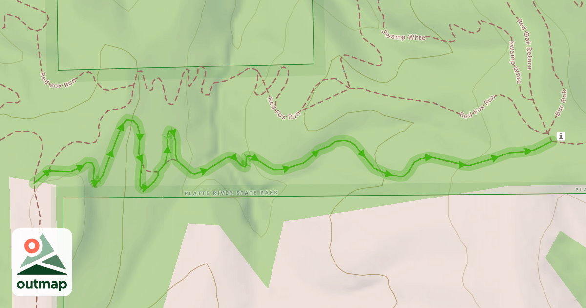Map of Fawn Creek Run